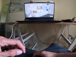 Jerking off with Misha cross in the afternoon