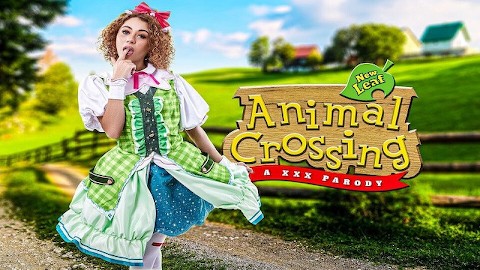 Allie Addison como ANIMAL CROSSING Isabelle siente mariposas cada vez que tocas su porno VR