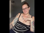 Preview 2 of BBW Stepmom milf 420 wake and bake JOI
