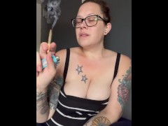 BBW Stepmom milf 420 wake and bake JOI - Screenshot 1 of 16 - Smoking 420