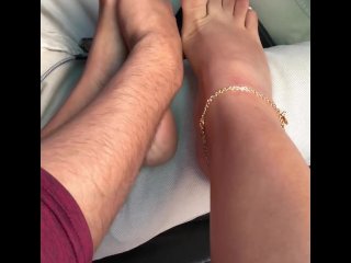fetish, feet, latina footjob, amateur