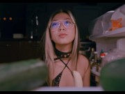 Preview 1 of Small Asian teen finds a late night snack  of cum (trailer) Milafaygo and Themindoftommy