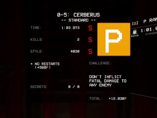 ULTRAKILL - Cerberus gets fucked hard (CERBERUS P-RANK RUN)