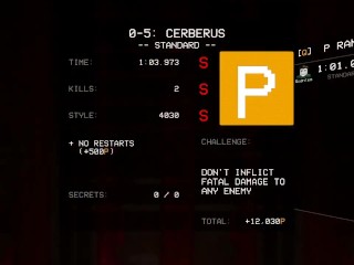 ULTRAKILL - Cerberus Gets Fucked Hard (CERBERUS P-RANK RUN)