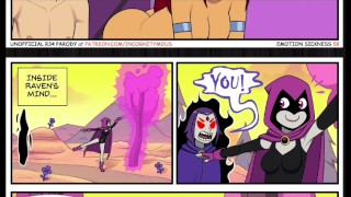 The Trio Raven Starfire And Robin In Teen Titans Teen Illness Part Five