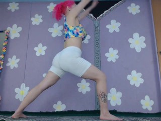 瑜伽锻炼透视紧身裤摩洛伊斯兰解放阵线 Nip Slip Flashing