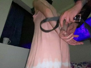 TABOO - my Submissive Stepdaughter comes into my Room to ask me to Fuck Her, I Tie her up and Submit