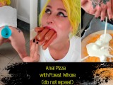 Anal Pizza with Forest Whore (prolapse, messy, filthy, dirty, enema)