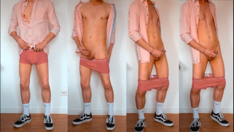 Ein Twink in Pink wichst sein Ding /// Jordan Wilder