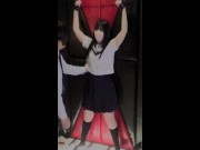 Preview 2 of A Japanese schoolgirl was restrained and tortured screamed while convulsing with pleasure.