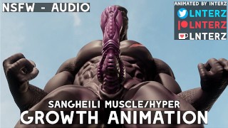 Animation Of Hypermuscular Growth In Halo Elite