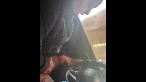 Masturbating while I’m in the car wash