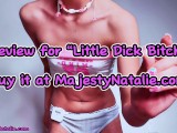 Little Dick Bitch - Femdom POV - Petite Domme Small Tits