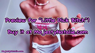 Little Dick Bitch - Femdom POV - Petite Domme Seios Pequenos