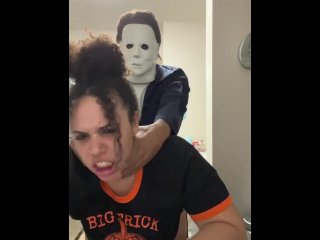 michael myers, hardcore, cosplay, goth