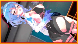 Genshin impact - GANYU SHE MASTURBATES