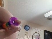 Preview 1 of Milking and fucking myself