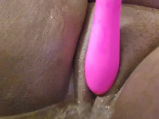 vibrator play, solo female, exclusive, wet pussy
