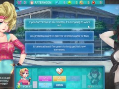 Let's Play Huniepop 2: Double Date Part 1 - Tutorial - Screenshot 13 of 16 - Threesome