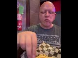 Piggy stuffs his face at casino