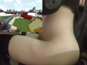 Preview 4 of Femboy fucks himself with tail plug while playing Minecraft bedwars