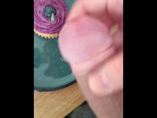 Sperma Auf Cupcake