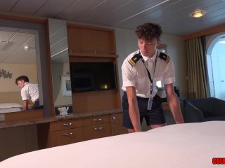 Sailor Boatboy Twink Jack Valor takes a break and Fucks His Passenger RAW screenshot number 0