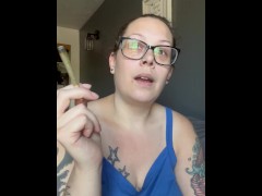 BBW stepmom Milf wake and bake 420 chit chat