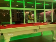 Preview 1 of Tila and Tessa Get Caught In A Public Lounge (w/ Tessa Tasty)