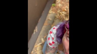 pov teased by cute busty slut at the park