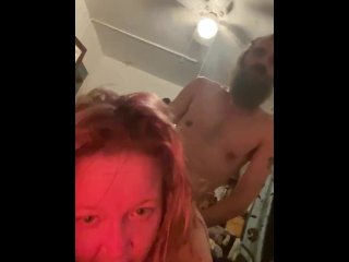 standing doggystyle, vertical video, doggystyle, bbw