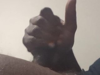 ebony, precum, cumshot, solo male