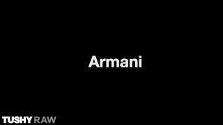 TUSHYRAW Hot model Armani gets her gorgeous ass drilled hard