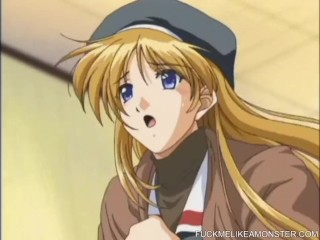 Мокрую киску аниме подростка жестко трахают