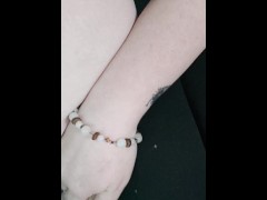 Masturbating quickie