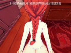 MAKIMA STRIPPED AND FUCKED 🥰 CHAINSAW MAN HENTAI