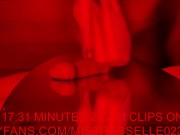 Preview 6 of Mistress Elle in suede pep toe high heels crush cock under red light