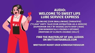 Áudio: Bem-vindo ao Sweet Lips Lube Service Express