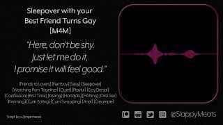 The Best Friend's M4M Sleepover Transforms Into An ASMR Gay Audio