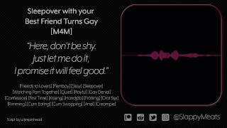 M4M Best Friend Sleepover Turns Gay Audio ASMR