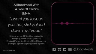 [M4M] Vampier vriend maakt je wakker voor ruige seks en voeden [Audio] [ASMR]