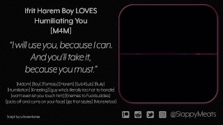 M4M Ifrit Harem Boy LOVES Humiliating You And Cums On Your Face Audio