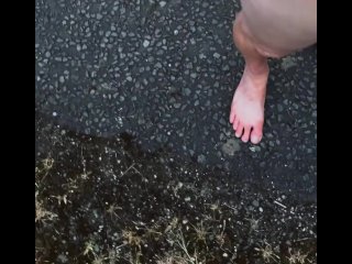 walk, feet, naked, nude