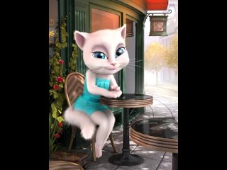 anal, outfit7 animation, vertical video, talking angela