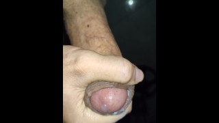 Sexy boy jerking off his cock and milk
