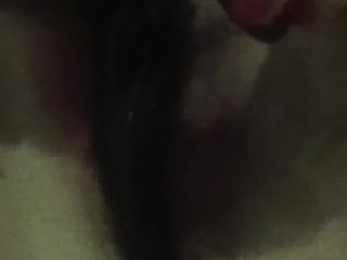 Painfully clamping my clit with tight bdsm clamp it hurts