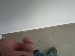 Up close cumshot felt so good I was thrusting my cock in the air