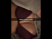 Preview 2 of Girlfriend sends videos while cheating Snapchat Cuckold