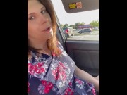 Preview 1 of Parking Lot Masturbation In My Mom’s Car - Memorial Day Weekend