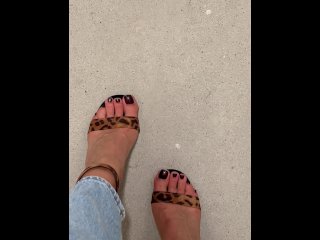 blonde, footjob, foot fetish, high heels